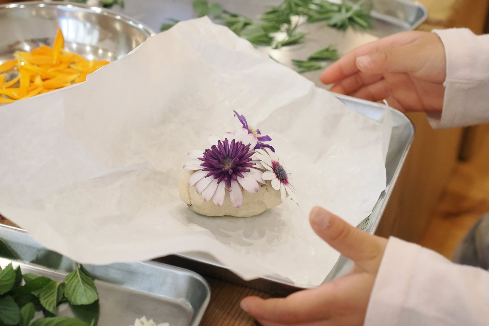 お花の石けん（もったいなくて使えない……）